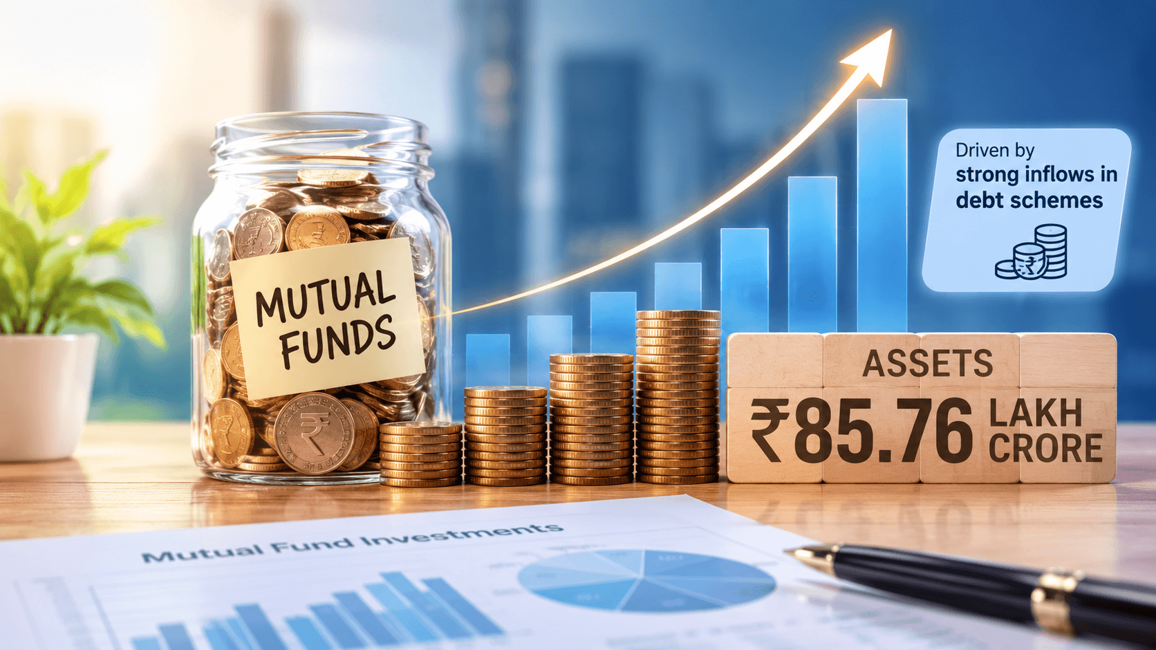 India’s Mutual Fund Flows – July 2026: Total Mutual Fund assets up to Rs 85.76 lakh crs assisted by strong inflows in debt schemes. Two new life cycle funds launched.